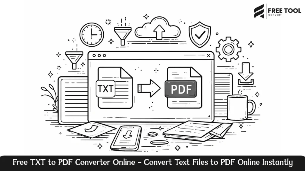 Free TXT to PDF Converter Online - Convert Text Files to PDF Online Instantly | Free Tool Convert