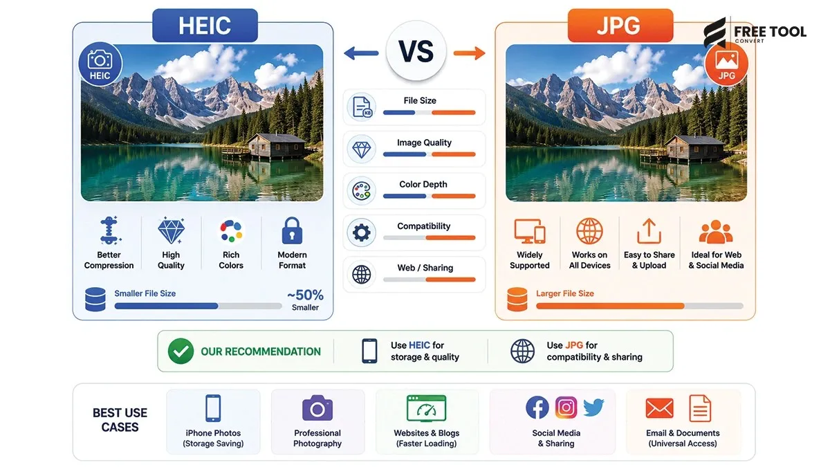 HEIC vs JPG Explained – Which Image Format Should You Use?