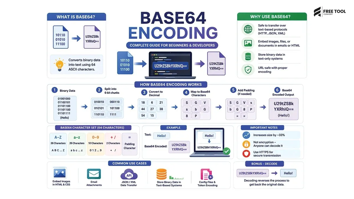 What is Base64 Encoding – Complete Guide for Beginners & Developers